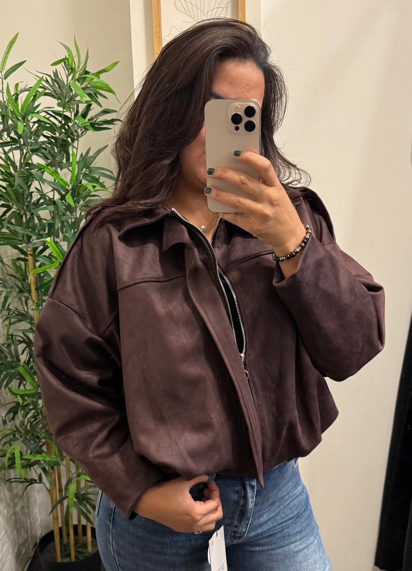 Veste en daim