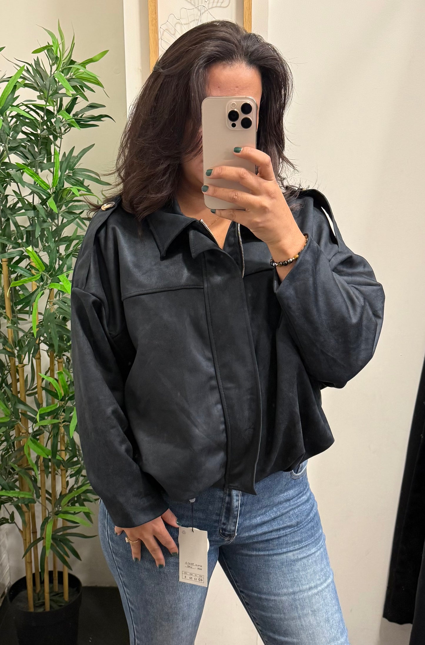 Veste en daim
