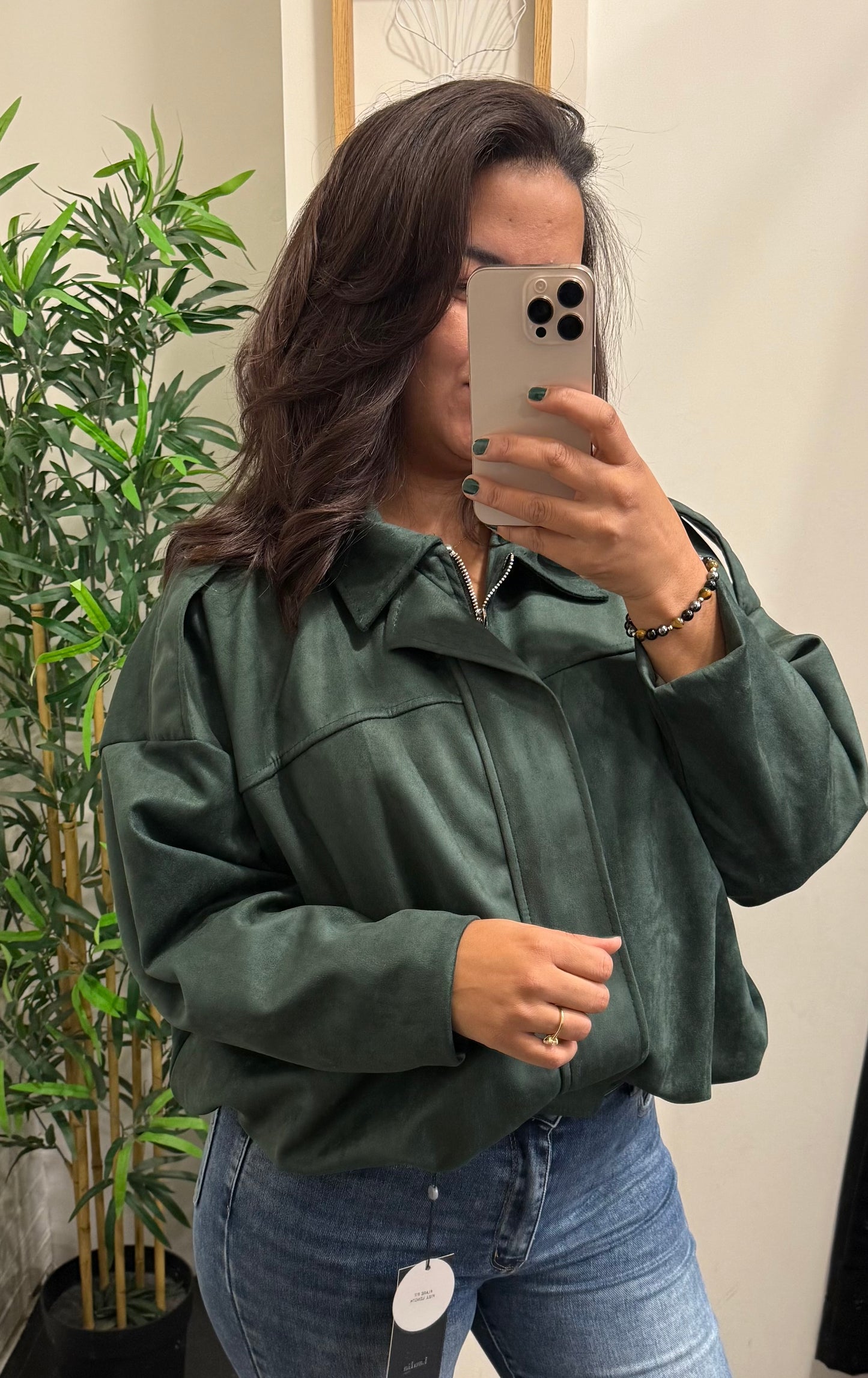 Veste en daim