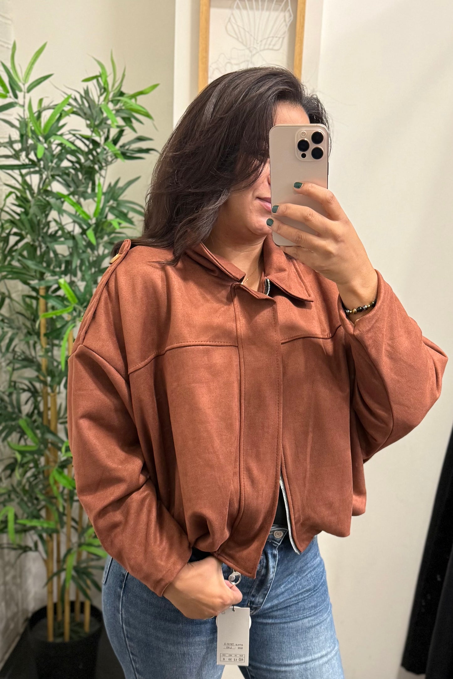 Veste en daim