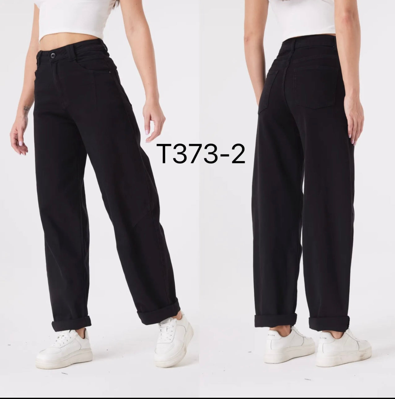 Pantalon, ballon noir
