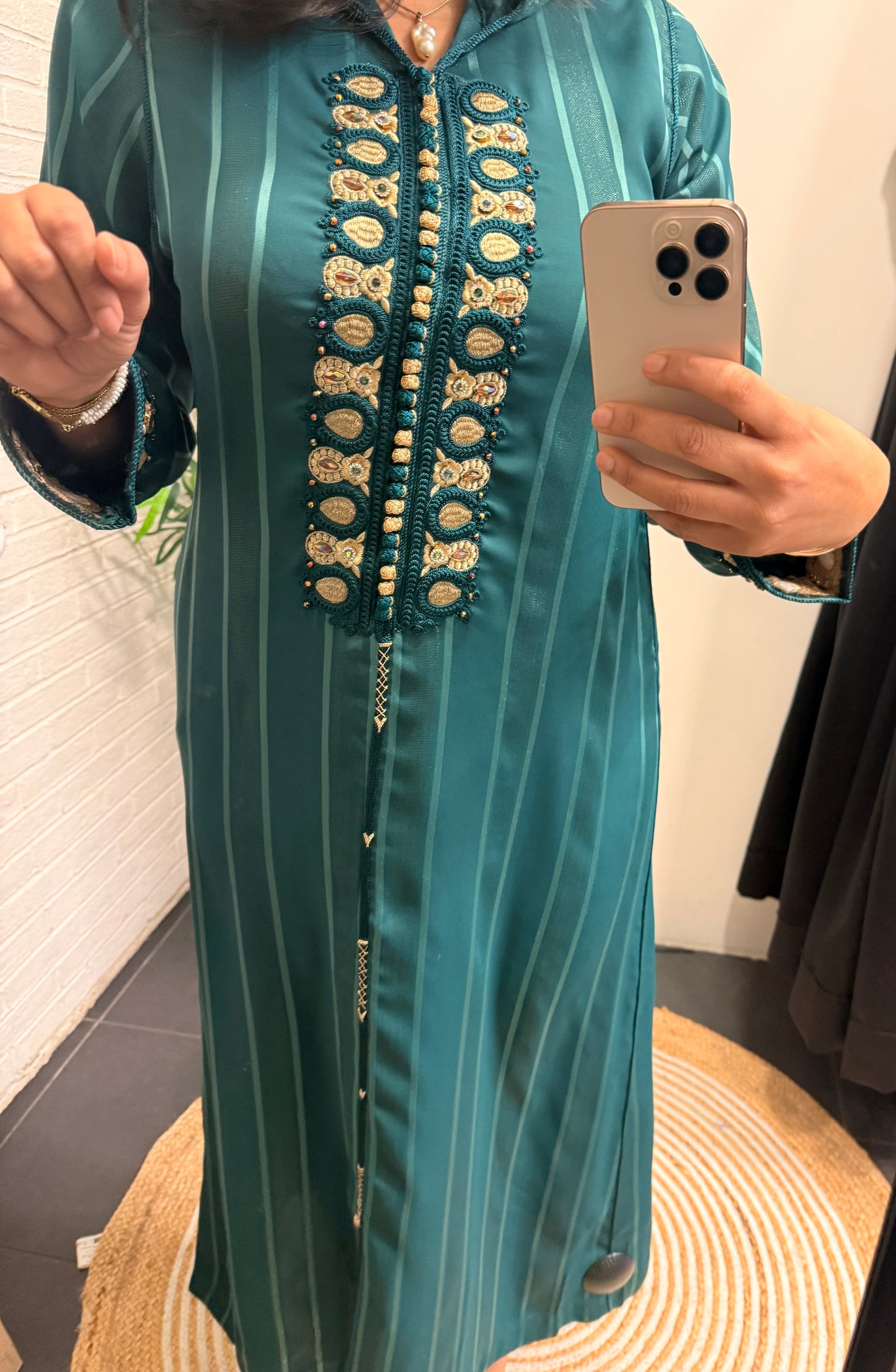 Djellaba Jouhara perle