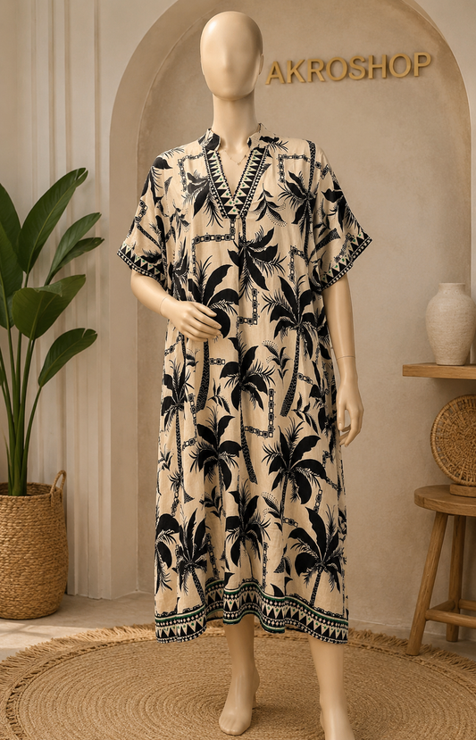 Robe palmier