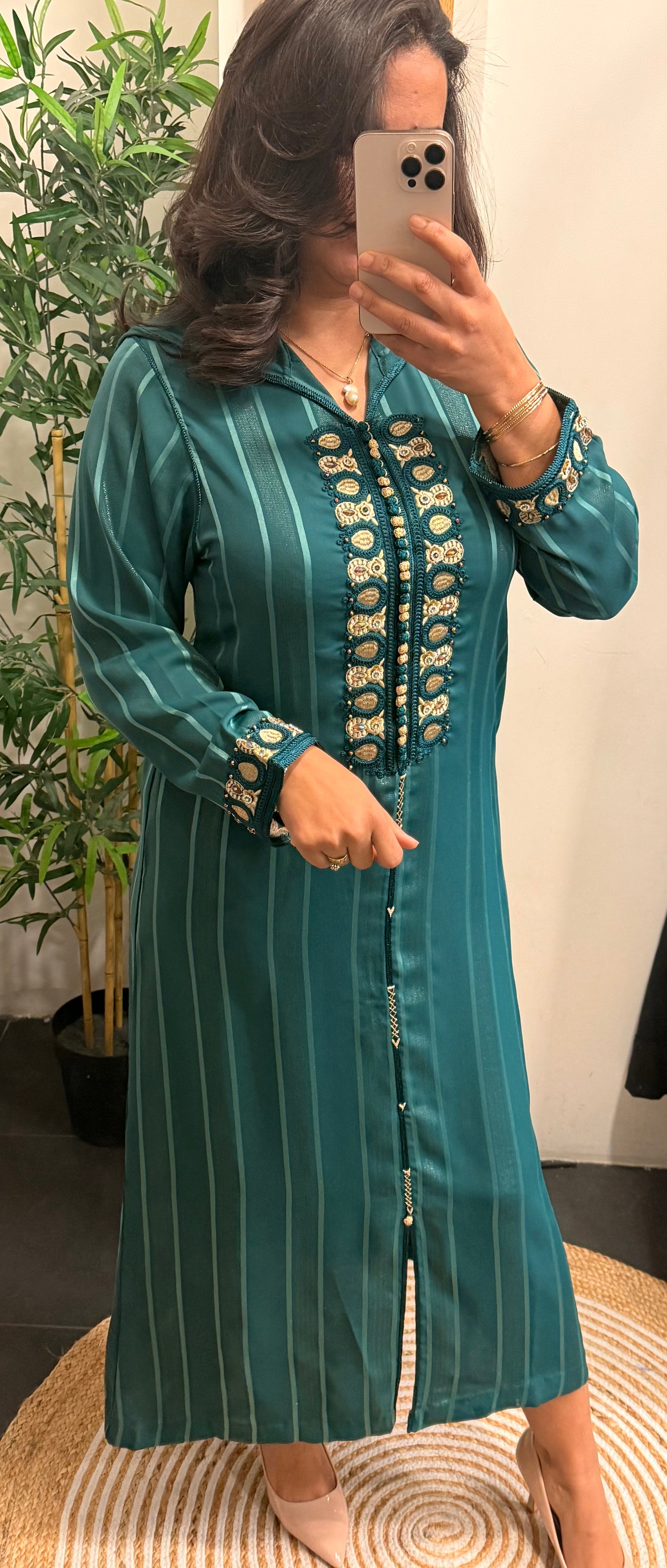 Djellaba Jouhara perle