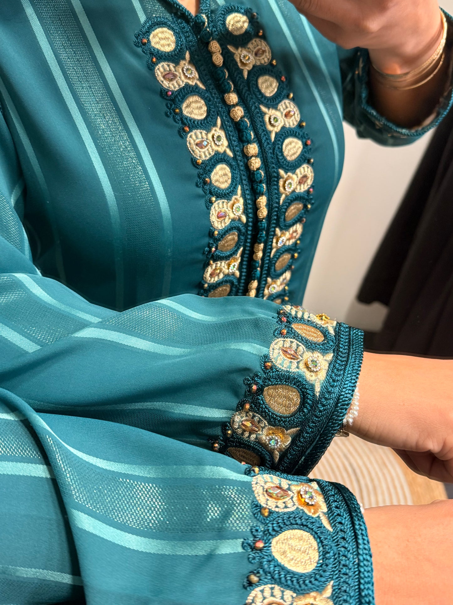 Djellaba Jouhara perle