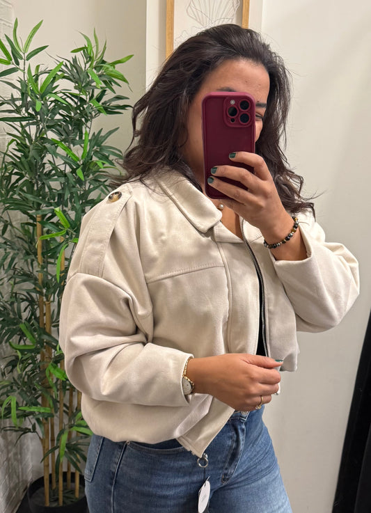 Veste en daim