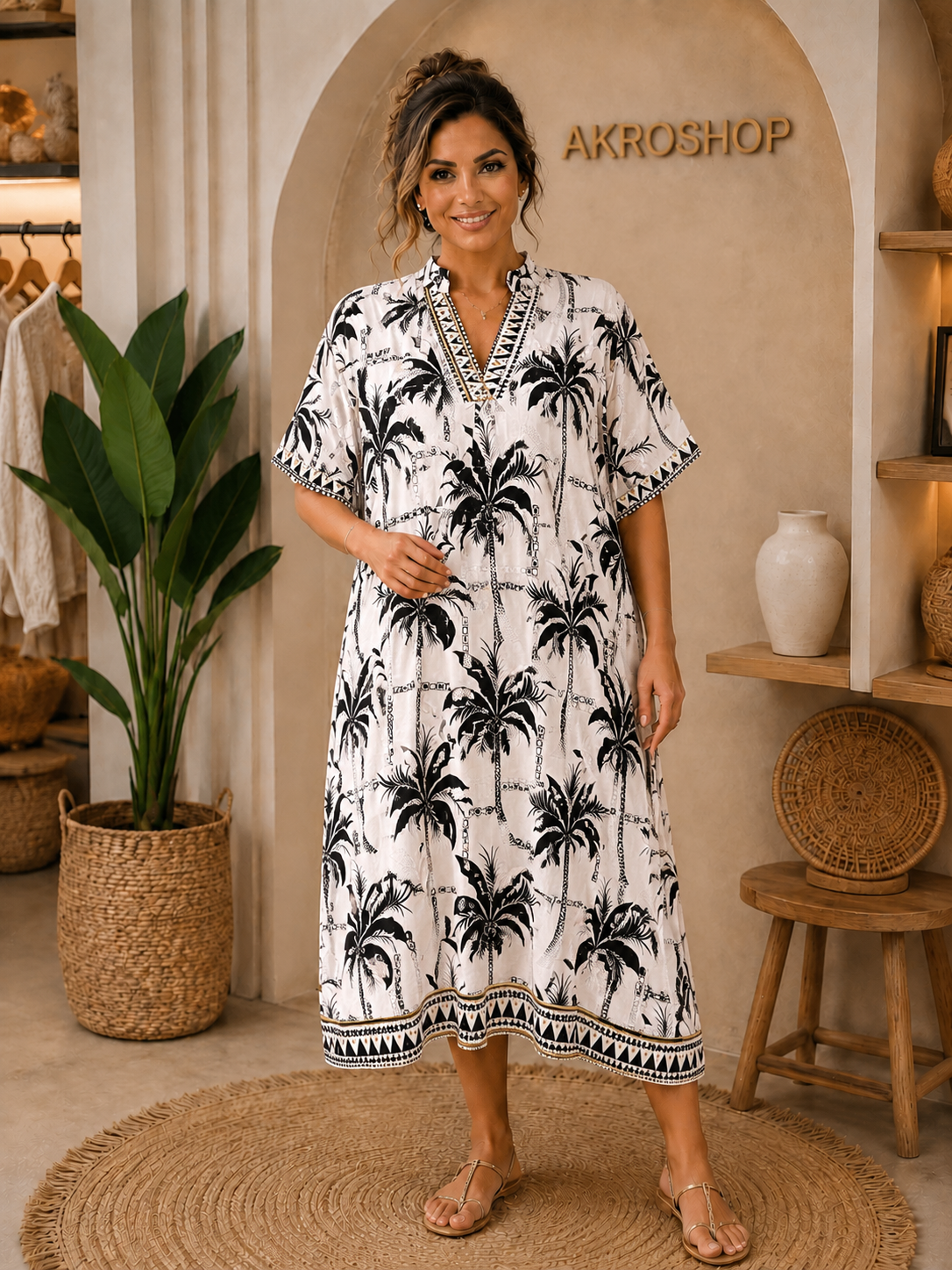 Robe palmier